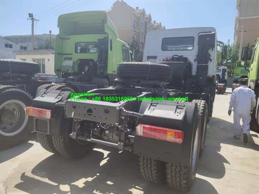 1000 টি তেল ট্যাঙ্ক সহ 40T 420hp সিনোট্রুক ট্রাক্টর ট্রাক