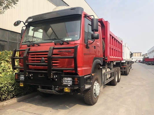 সামরিক বাম্পার সহ এইচএফ 9 ড্রাম 300 এল হাও 6x4 ডাম্প ট্রাক Tr