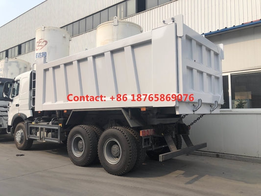 HW76 ক্যাব ডিজেল জ্বালানী 450hp হেভি ডিউটি ​​ডাম্প ট্রাক