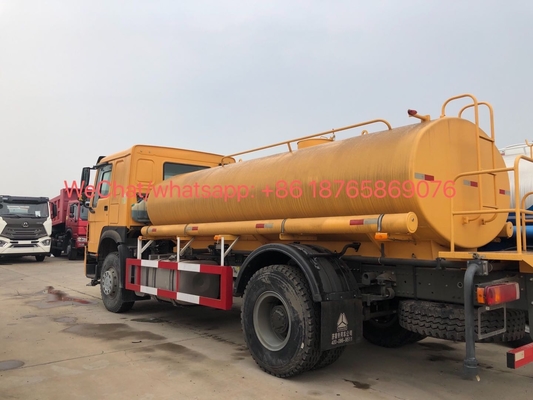 HW76 ডিজেল 290hp জল ট্রাক স্প্রিংকলার HW19710 ট্রান্সমিশন