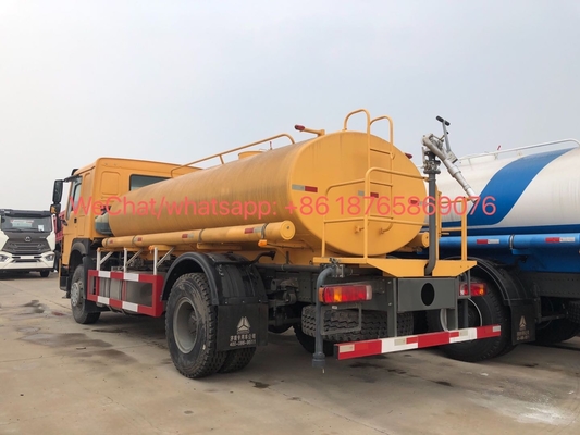 HW76 ডিজেল 290hp জল ট্রাক স্প্রিংকলার HW19710 ট্রান্সমিশন