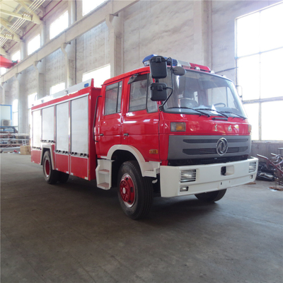 লাল 140KW 5000L ডংফেং 4 * 2 ফায়ার ফাইটিং ট্রাক