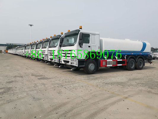 1500L সিনোট্রুক হাও 10 চাকা 6x4 336hp পানির ট্যাঙ্ক ট্রাক