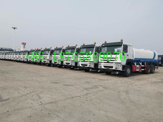 1500L সিনোট্রুক হাও 10 চাকা 6x4 336hp পানির ট্যাঙ্ক ট্রাক