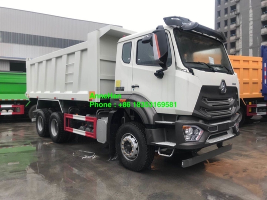 সামনের এইচআইভিএ টিপার 6x4 সহ ম্যানুয়াল 20 এম 3 হোহান ডাম্প ট্রাক