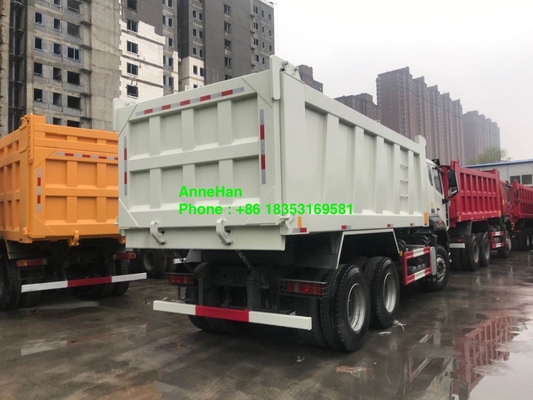 সামনের এইচআইভিএ টিপার 6x4 সহ ম্যানুয়াল 20 এম 3 হোহান ডাম্প ট্রাক