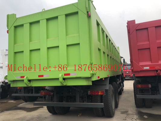 3 অক্ষ 30cbm 45 টন 8 * 4 12 2 যাত্রীর জন্য হুইলারের ডাম্প ট্রাক