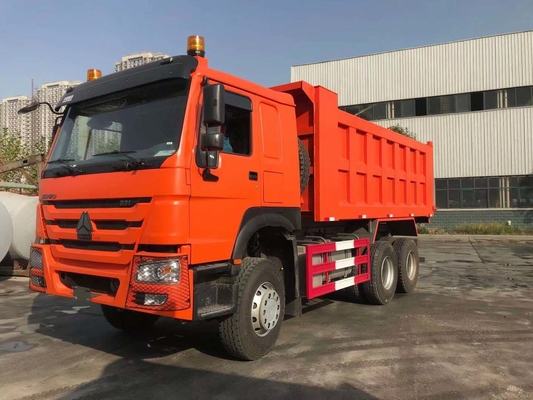 3 এক্সিল এলএইচডি হাও 6 × 4 ভারি দায়িত্ব ডাম্প ট্রাক নির্মাণ ব্যবসায়ের জন্য 371hp