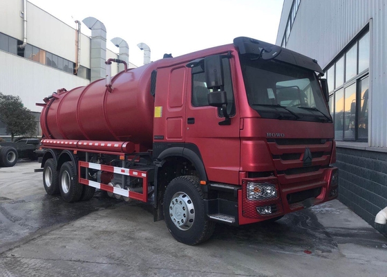 সিনোট্রুক হাও 6X4 336 এইচপি ভ্যাকুয়াম নিকাশী স্যাকশন ট্রাক