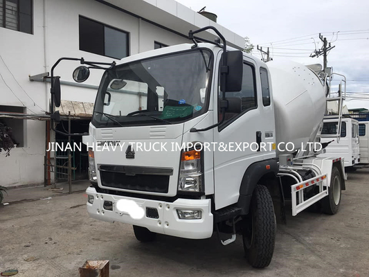 কারখানার দাম HOWO 3cbm 5M3 হালকা দায়িত্ব 4x2 কংক্রিট স্ব লোডিং কংক্রিট মিশুক ট্রাক