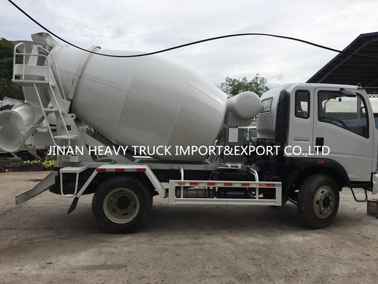 কারখানার দাম HOWO 3cbm 5M3 হালকা দায়িত্ব 4x2 কংক্রিট স্ব লোডিং কংক্রিট মিশুক ট্রাক