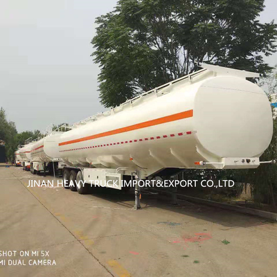 ট্রাই অ্যাক্সেলস অ্যালুমিনিয়াম তেল জ্বালানী ট্যাঙ্ক সেমি ট্রেলার 6 টি বিভাগ
