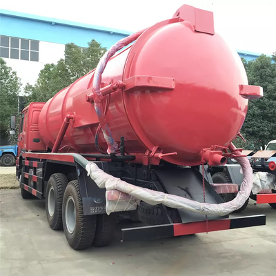 HOWO 336ps 16cbm স্যুয়েজ সাকশন ট্রাক ডিজেল ইউরো 2 10 চাকা 6x4