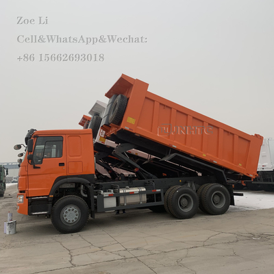 সিনোট্রুক HOWO ইউরো ২ বাম হাতের ড্রাইভিং 6x4 371hp সাদা ডাম্প ট্রাক টিপার ট্রাক কার্গো ট্রাক