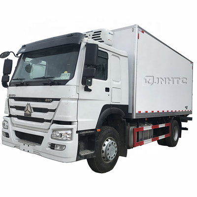 HOWO 290hp ইউরো 2 4x2 15 টন রেফ্রিজারেটর ফ্রিজার রেফ্রিজারেটেড ট্রাক ছোট ট্রাক