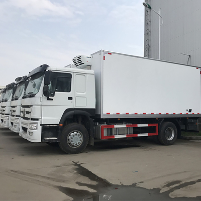 HOWO 290hp ইউরো 2 4x2 15 টন রেফ্রিজারেটর ফ্রিজার রেফ্রিজারেটেড ট্রাক ছোট ট্রাক