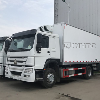 HOWO 290hp ইউরো 2 4x2 15 টন রেফ্রিজারেটর ফ্রিজার রেফ্রিজারেটেড ট্রাক ছোট ট্রাক