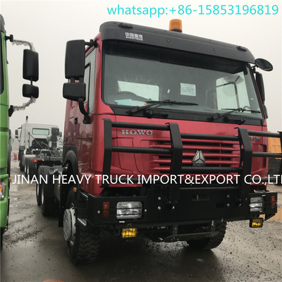 সিনোট্রুক হাওও ফুল চাকা ড্রাইভ 6x6 প্রাইম মুভার ট্রাকের জন্য কাদামাটি রোড