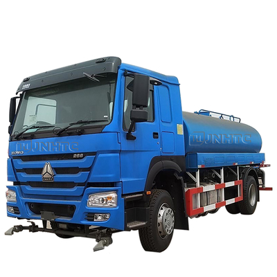 HOWO Euro2 4 4x2 6 চাকা 12000 লিটার 12 ঘনমিটার জল ট্যাঙ্ক স্প্রিংকলার ট্রাক
