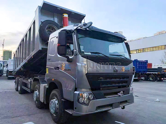 ফিলিপিন্সে 12 চাকা হাও এ 7 ডাম্প টিপার ট্রাক 420hp p