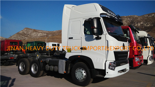 10 হুইলারের সিনোট্রাক HOWO A7 6x4 ট্রাক্টর ট্রাক 371hp 420hp