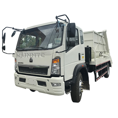 জলবাহী সুইং আর্ম হালকা ছোট আবর্জনা ট্রাক 4x2 3m3 5m3 ধারক