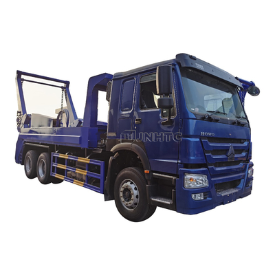 HOWO 6x4 12cbm 15cbm হাইড্রোলিক সুইং আর্ম গার্বেজ ট্রাক ইউরো 2 ইউরো 3 কন্টেইনার আবর্জনা বিন