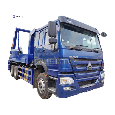 HOWO 6x4 12cbm 15cbm হাইড্রোলিক সুইং আর্ম গার্বেজ ট্রাক ইউরো 2 ইউরো 3 কন্টেইনার আবর্জনা বিন