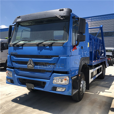 HOWO 6x4 12cbm 15cbm হাইড্রোলিক সুইং আর্ম গার্বেজ ট্রাক ইউরো 2 ইউরো 3 কন্টেইনার আবর্জনা বিন