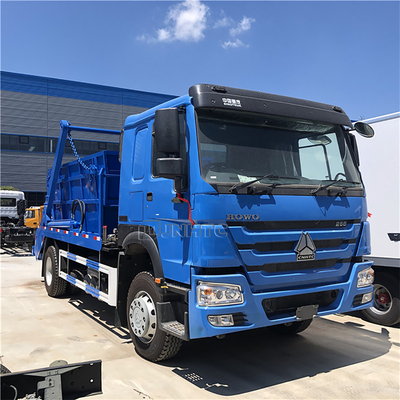 HOWO 6x4 12cbm 15cbm হাইড্রোলিক সুইং আর্ম গার্বেজ ট্রাক ইউরো 2 ইউরো 3 কন্টেইনার আবর্জনা বিন