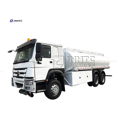 সিনোট্রুক HOWO 371hp তেল জ্বালানী ট্যাঙ্কার ট্রেলার ইউরো 2 ইউরো 3 25000L 6x4