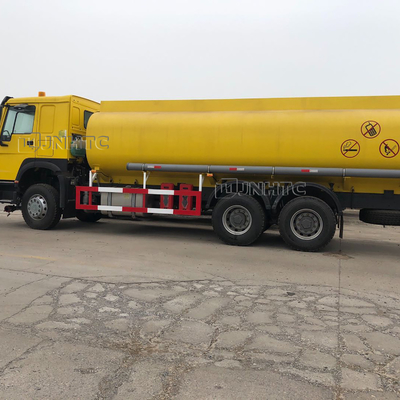 সিনোট্রুক HOWO 371hp তেল জ্বালানী ট্যাঙ্কার ট্রেলার ইউরো 2 ইউরো 3 25000L 6x4
