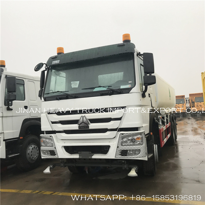 সিনোট্রুক হাও 25cbm 25000 লিটারের পানির ট্যাঙ্ক ট্রাক জল স্প্রিংকলার ট্রাক