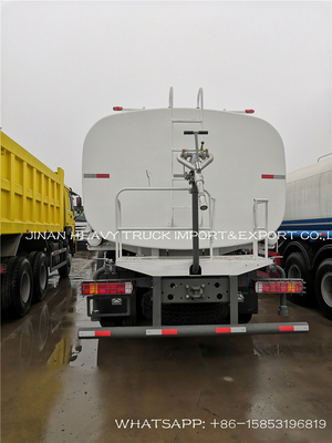 সিনোট্রুক হাও 25cbm 25000 লিটারের পানির ট্যাঙ্ক ট্রাক জল স্প্রিংকলার ট্রাক