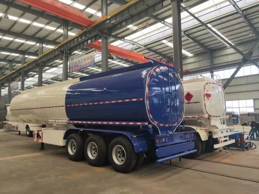 লিয়াংশান 30000l-60000l অ্যালুমিনিয়াম ফুয়েল ট্যাঙ্কার আধা ট্রেলার