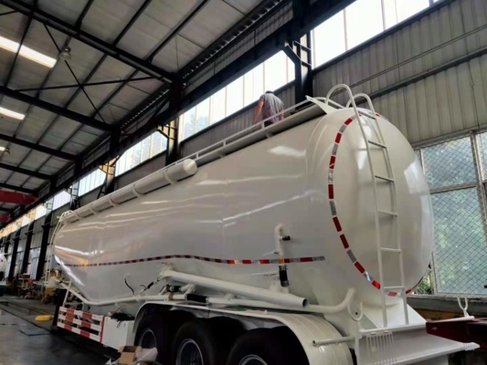 লিয়াংশান 30000l-60000l অ্যালুমিনিয়াম ফুয়েল ট্যাঙ্কার আধা ট্রেলার