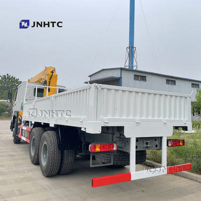 সিনোট্রুক হাও 6x4 10 দূরবীন ট্রাক মাউন্ট করা ক্রেন সোজা বাহু কার্গো ট্রাক ক্রেন