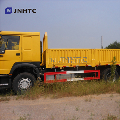 সিনো ট্রাক HOWO 6X4 ফ্ল্যাটবেড কনটেইনার ট্রেলার সাইডওয়াল ট্রাক চ্যাসিস