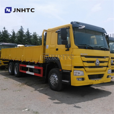 সাইডওয়াল সহ 6X4 371HP ফ্ল্যাটবেড ভারী কার্গো ট্রাক