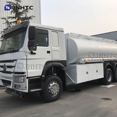 হাও 6x4 আধা ট্রাক জ্বালানী ট্যাঙ্ক 12cbm 15cbm ইউরো 2 ইউরো 3 পুনর্বিবেচনা