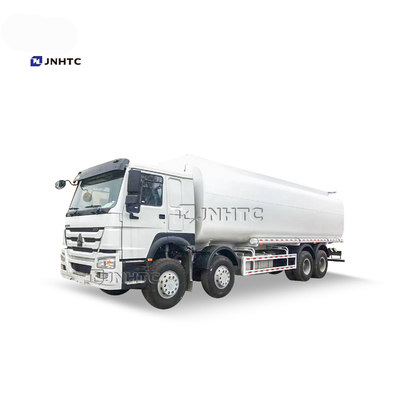 হাও 8x4 12 চাকা জ্বালানী তেল ট্যাঙ্কার ট্রাক 30cbm 35cbm ইউরো 2 ইউরো 3