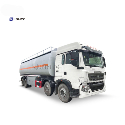হাও 8x4 12 চাকা জ্বালানী তেল ট্যাঙ্কার ট্রাক 30cbm 35cbm ইউরো 2 ইউরো 3