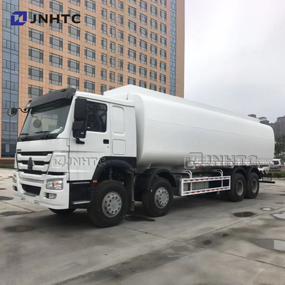 হাও 8x4 12 চাকা জ্বালানী তেল ট্যাঙ্কার ট্রাক 30cbm 35cbm ইউরো 2 ইউরো 3