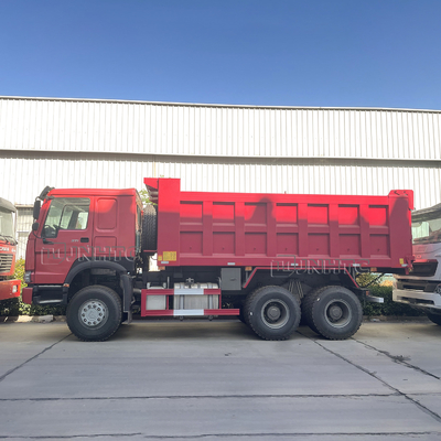 হাও 6x4 দশ চাকার ভারী দায়িত্ব ডাম্প ট্রাক 371 এইচপি 30 টন 18 কিউবিক