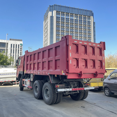 হাও 6x4 দশ চাকার ভারী দায়িত্ব ডাম্প ট্রাক 371 এইচপি 30 টন 18 কিউবিক