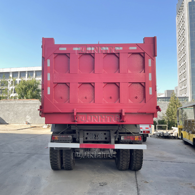 হাও 6x4 দশ চাকার ভারী দায়িত্ব ডাম্প ট্রাক 371 এইচপি 30 টন 18 কিউবিক