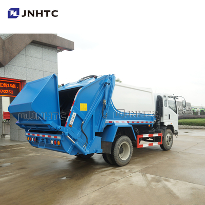 HOWO 4x2 ছোট 5m3 আবর্জনা কমপ্যাক্টর ট্রাক