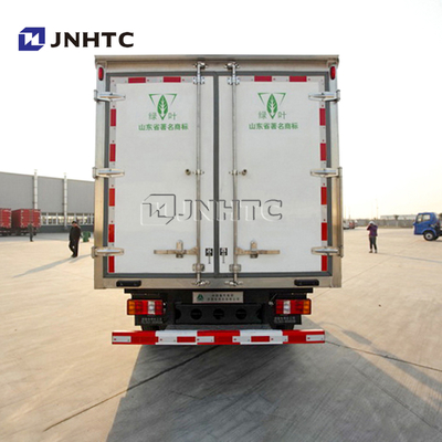HOWO 4X2 8000kg লাইট ডিউটি ​​বাণিজ্যিক ট্রাক রেফ্রিজারেটর বক্স ট্রাক ফ্রিজার ভ্যান