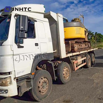 SINOTRUK HOWO 8X4 371hp অপসারণযোগ্য কার্গো বক্স ডাম্প ট্রাক ফ্ল্যাট বেড ট্রে টিপার