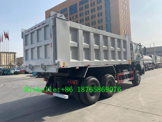 Sinotruk HOWO 6*4 হেভি ডিউটি ​​ডাম্প ট্রাক 10 হুইলার টিপার 371hp হর্সপাওয়ার 3 এক্সেল